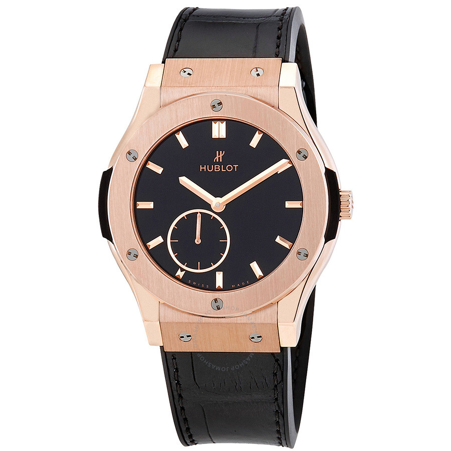 Replica Hublot Classic Fusion Classico Ultra Thin18k Rose Gold Hand Wound 42mm Men's Watch 545.OX.1280.LR