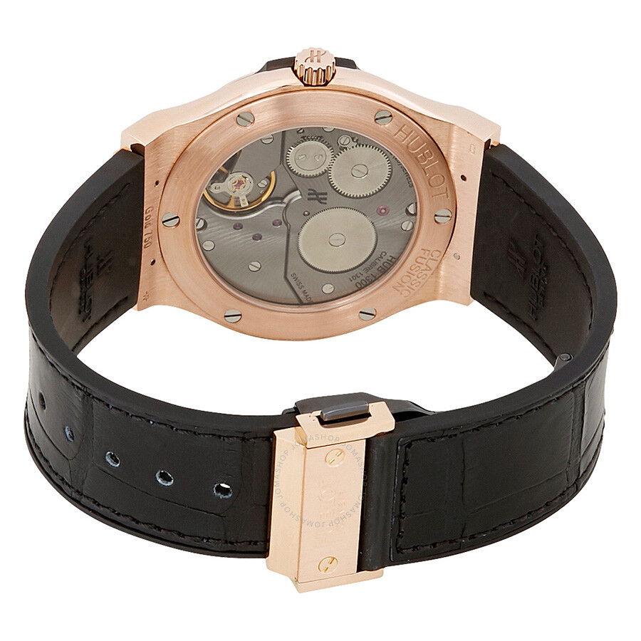 Replica Hublot Classic Fusion Classico Ultra Thin18k Rose Gold Hand Wound 42mm Men's Watch 545.OX.1280.LR - Image 3