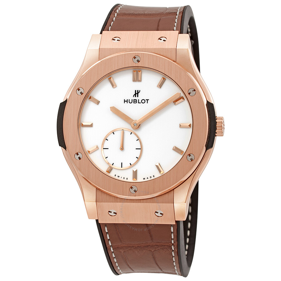 Replica Hublot Classic Fusion Classico Ultra Thin18k Rose Gold Hand Wound 42mm Men's Watch 545.OX.2210.LR