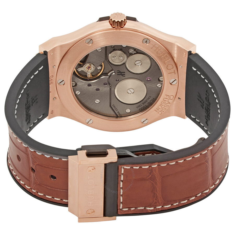 Replica Hublot Classic Fusion Classico Ultra Thin18k Rose Gold Hand Wound 42mm Men's Watch 545.OX.2210.LR - Image 3