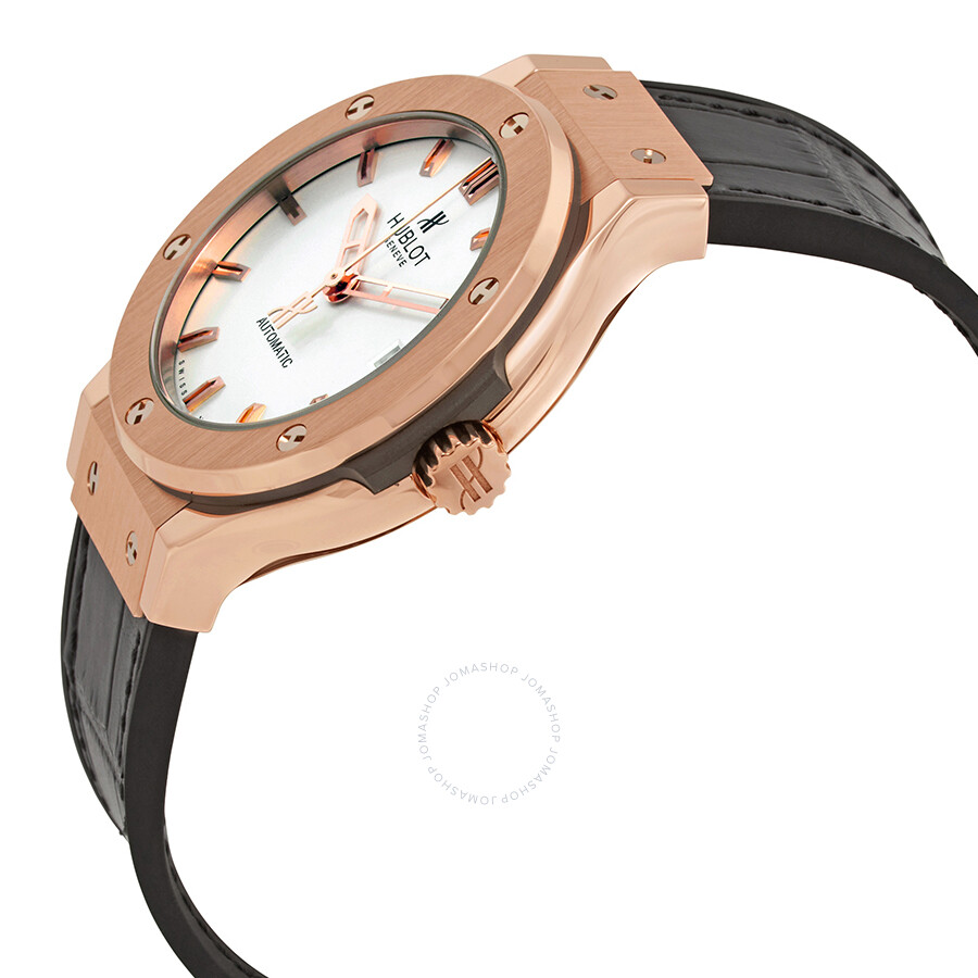 Replica Hublot Classic Fusion 18kt Rose Gold White Dial Automatic Unisex Watch 565OX2610LR - Image 2