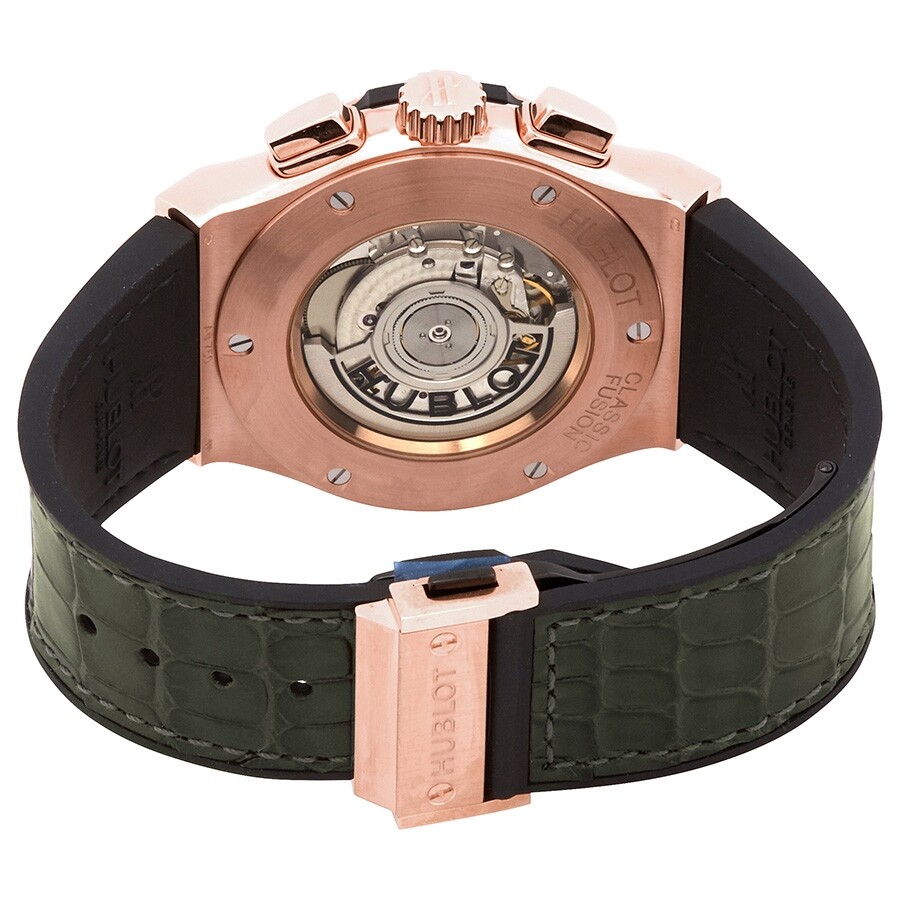Replica Hublot Classic Fusion Chronograph Automatic Green Sunray Dial Men's Watch 521.OX.8980.LR - Image 3