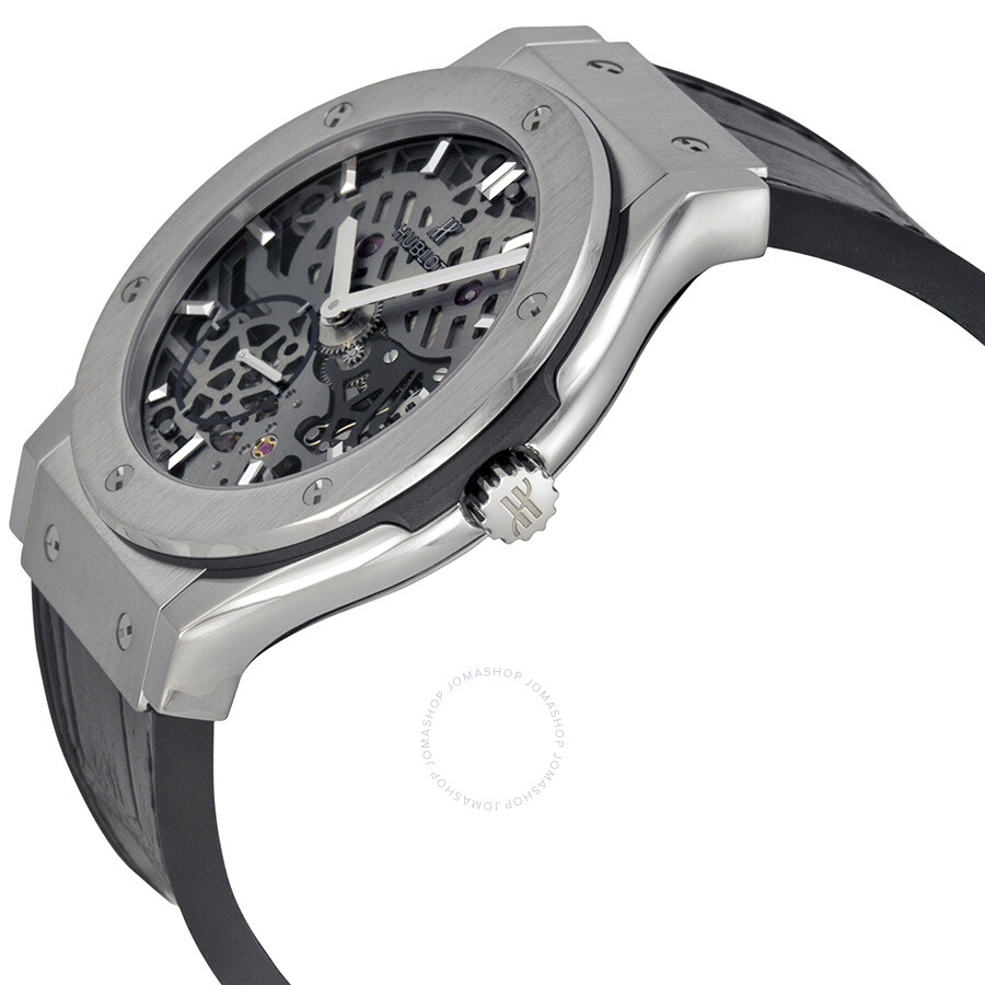 Replica Hublot Classic Fusion Hand Wind Skeleton Dial Men's Watch 545.NX.0170.LR - Image 2