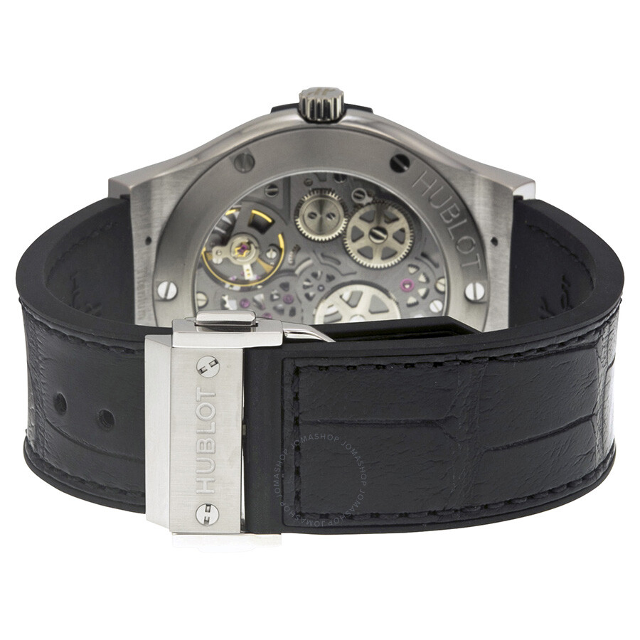 Replica Hublot Classic Fusion Hand Wind Skeleton Dial Men's Watch 545.NX.0170.LR - Image 3