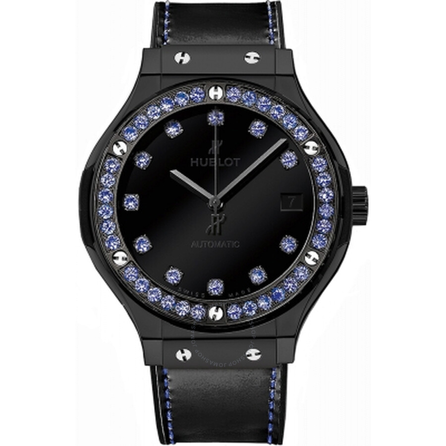 Replica Hublot Classic Fusion Lacquered Black Dial Automatic Men's Watch 565.CX.1210.VR.1201