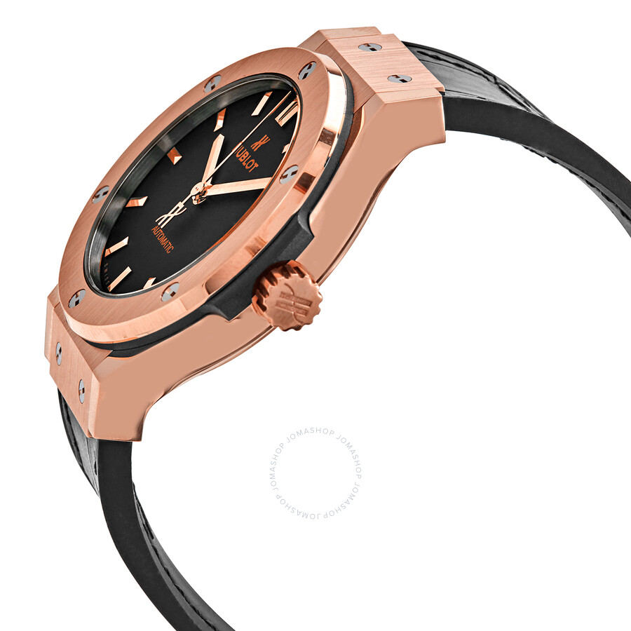 Replica Hublot Classic Fusion Mat 18kt Rose Gold Black Dial Automatic Men's Watch 565.OX.1181.LR - Image 2