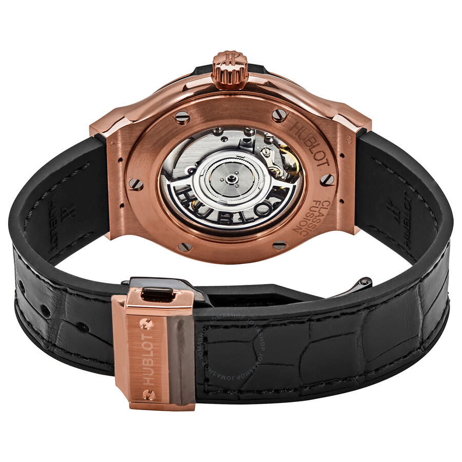 Replica Hublot Classic Fusion Mat 18kt Rose Gold Black Dial Automatic Men's Watch 565.OX.1181.LR - Image 3