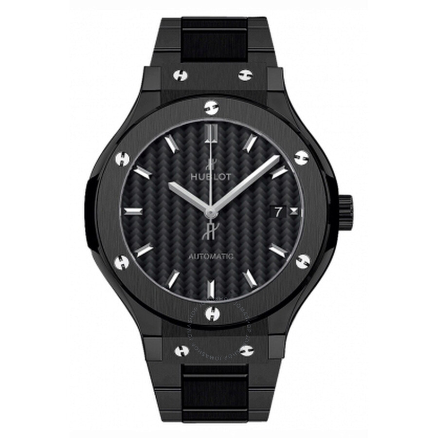 Replica Hublot Classic Fusion Mat Black Carbon Fiber Dial Automatic Men's Watch 565.CM.1771.CM
