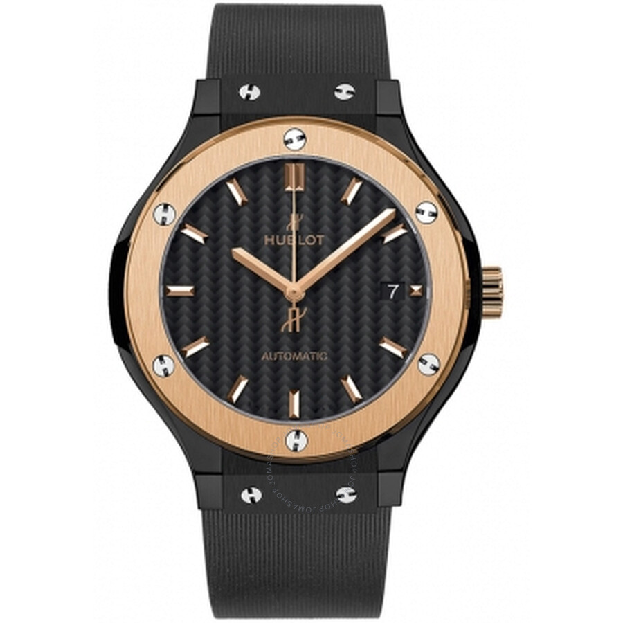 Replica Hublot Classic Fusion Mat Black Carbon Fiber Dial Automatic Men's Watch 565.CO.1781.RX