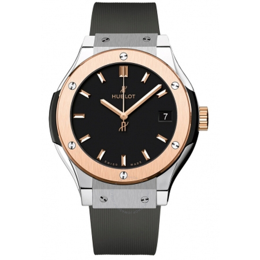 Replica Hublot Classic Fusion Mat Black Dial Ladies Watch 581.NO.1181.RX