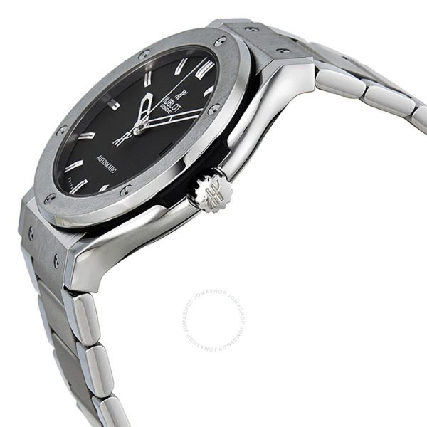 Replica Hublot Classic Fusion Mat Black Dial Titanium Men's Watch 511.NX.1170.NX - Image 2