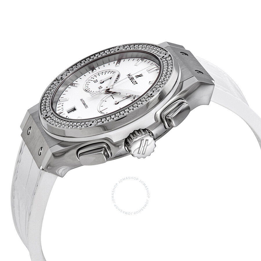 Replica Hublot Classic Fusion Mat White Dial Automatic Ladies Chronograph Watch 541.NE.2010.LR.1104 - Image 2