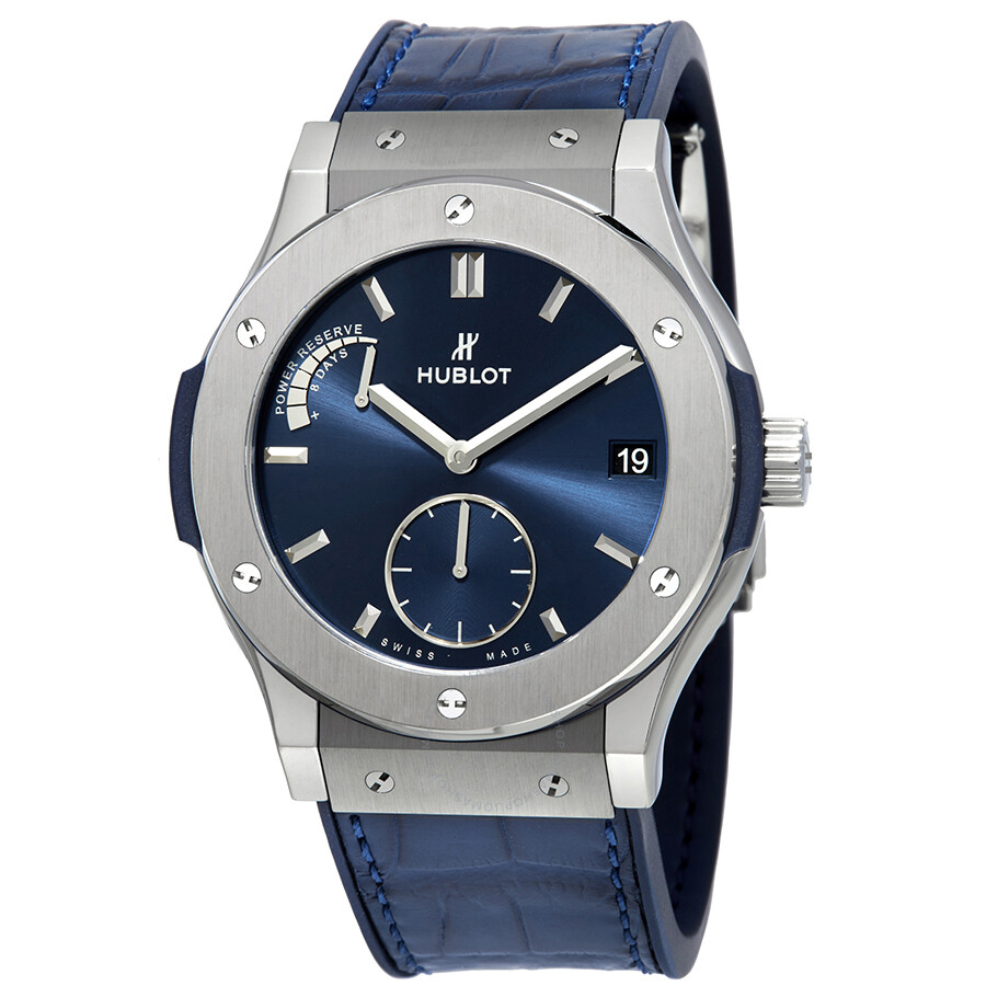 Replica Hublot Classic Fusion Power Reserve 8 Days Titanium 45mm Men's Watch 516.NX.7170.LR