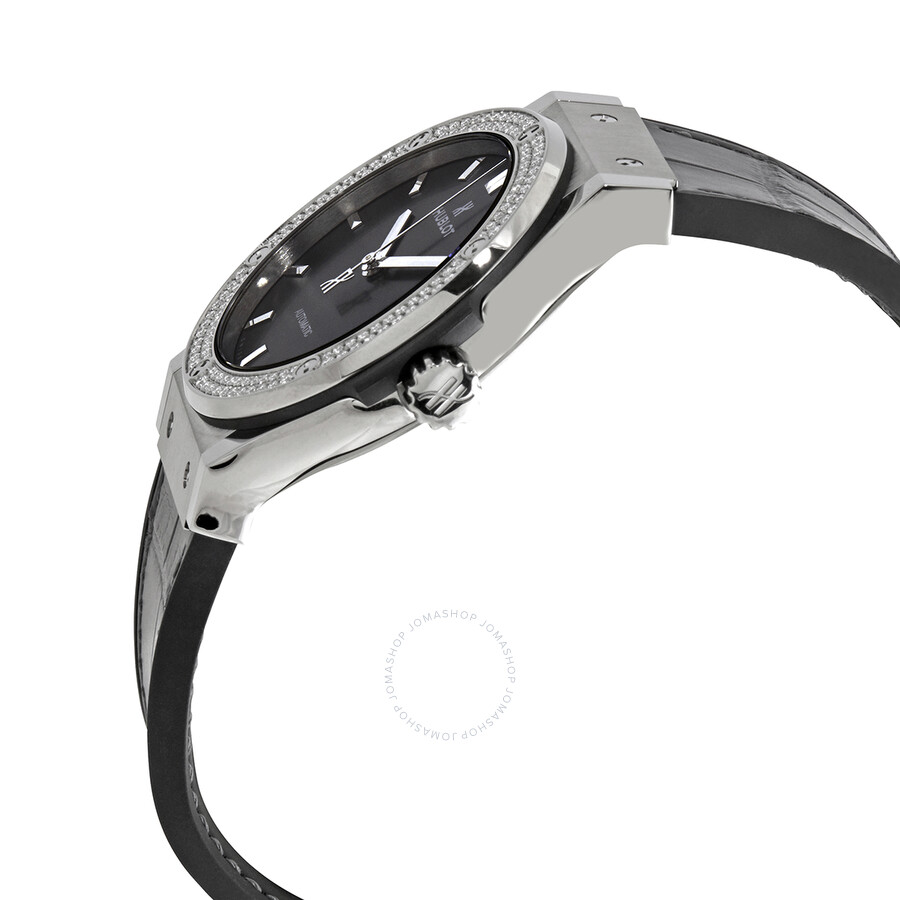 Replica Hublot Classic Fusion Racing Grey Automatic Diamond Grey Sunblast Dial Men's Watch 542.NX.7071.LR.1104 - Image 2