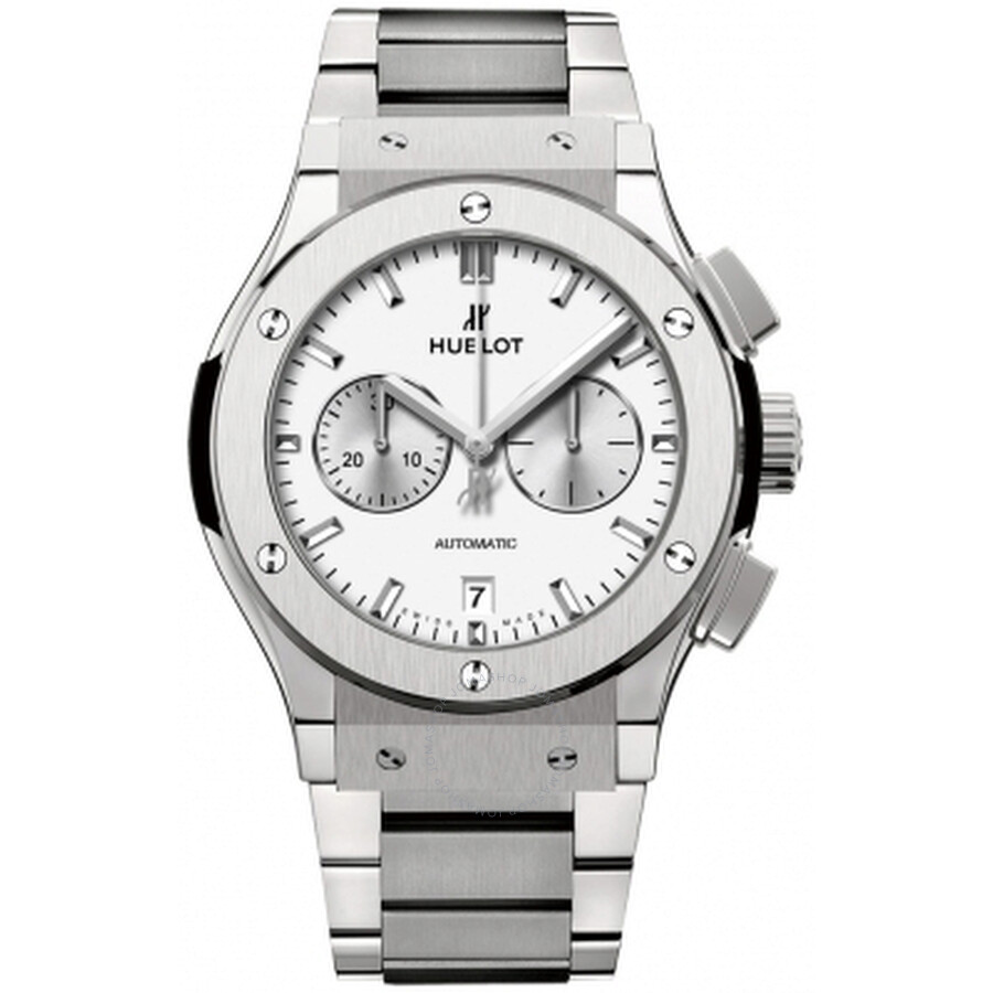 Replica Hublot Classic Fusion Silver Dial Automatic Men's Chronograph Watch 541.NX.2611.NX