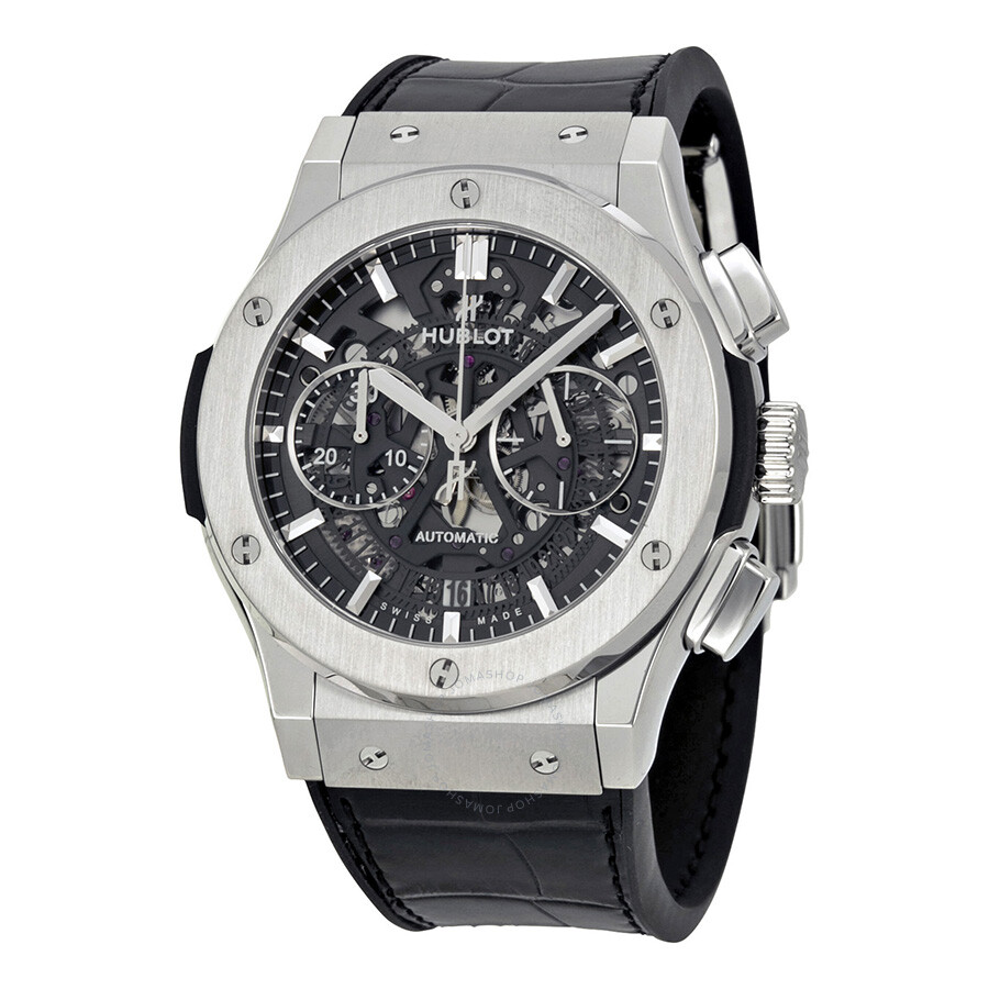 Replica Hublot Classic Fusion Automatic Skeleton Dial Men's Watch 525NX0170LR