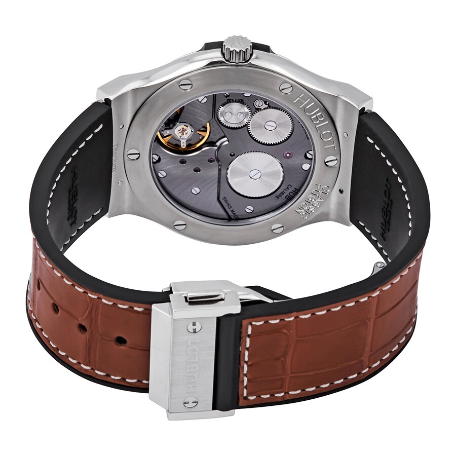 Replica Hublot Classic Fusion Ultra Thin Titanium Automatic White Dial Men's Watch 545.NX.2210.LR - Image 3