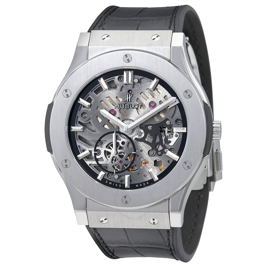 Replica Hublot Classic Fusion Ultra-Thin Skeleton Men's Watch 515.NX.0170.LR
