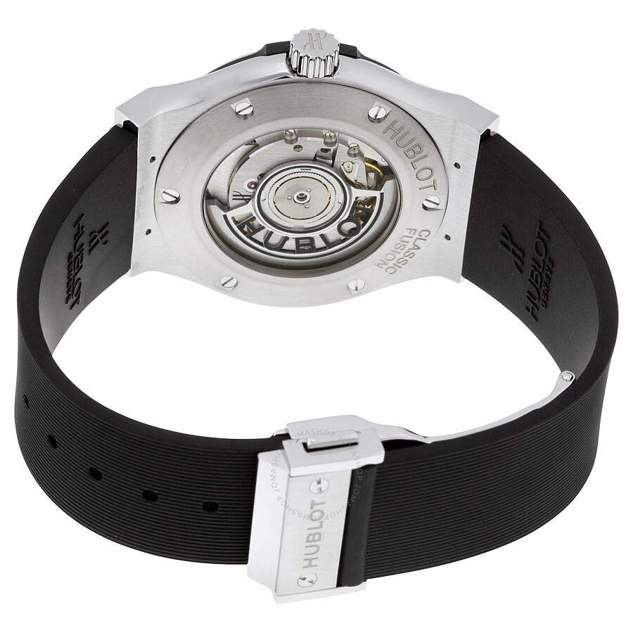 Replica Hublot Classic Fusion Automatic White Dial Black Rubber Men's Watch 542NX2611RX - Image 3