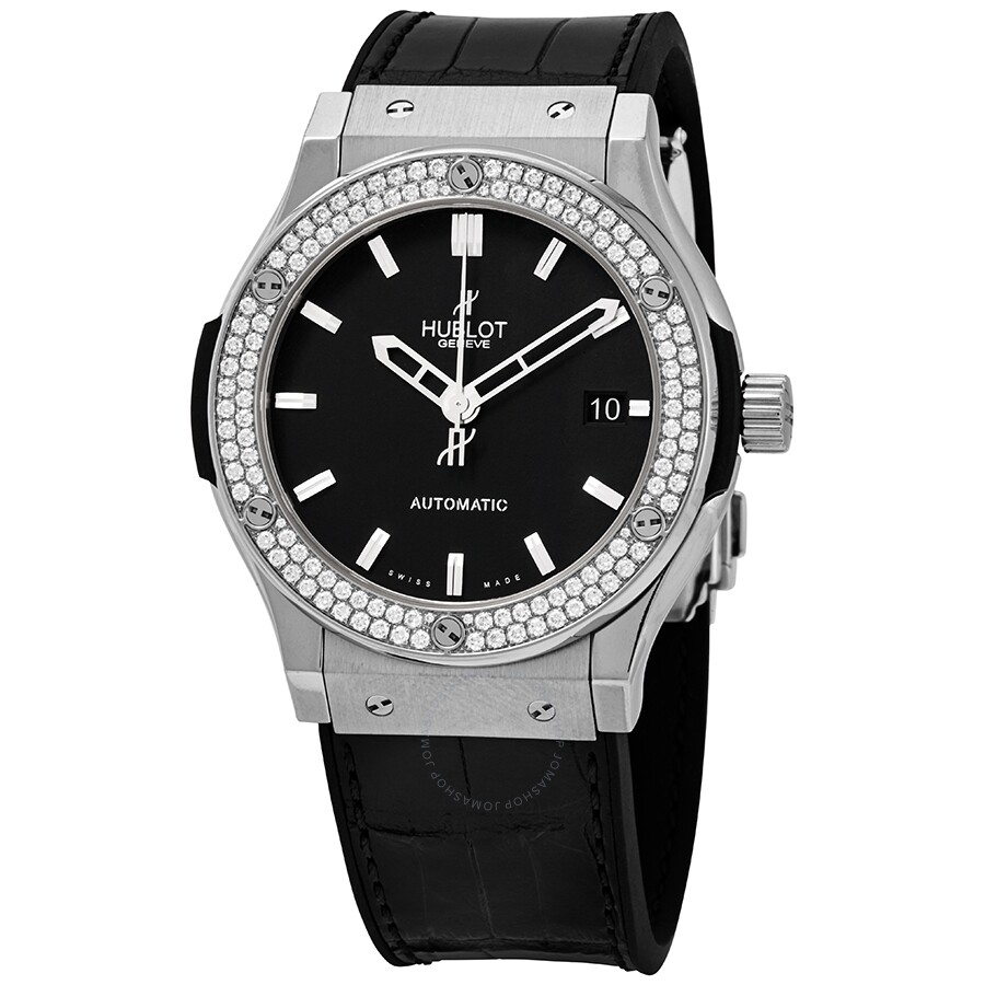 Replica Hublot Classic Fusion Zirconium Automatic Black Dial Men's Watch 511.ZX.1170.LR.1104