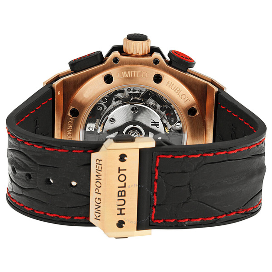 Replica Hublot King Power Automatic Black Dial 18kt Rose Gold Men's Watch 703.OM.6912.HR.FMC12 - Image 3