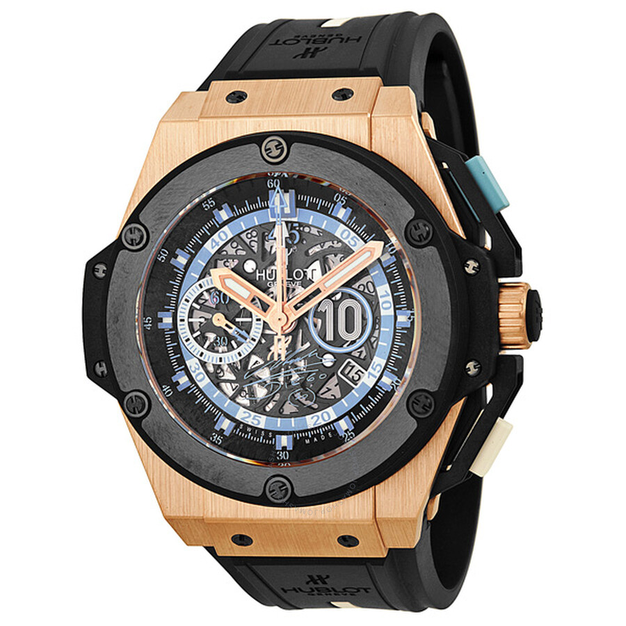 Replica Hublot King Power Maradona Skeleton Dial Automatic Men's Watch 716.OM.1129.RX.DMA12