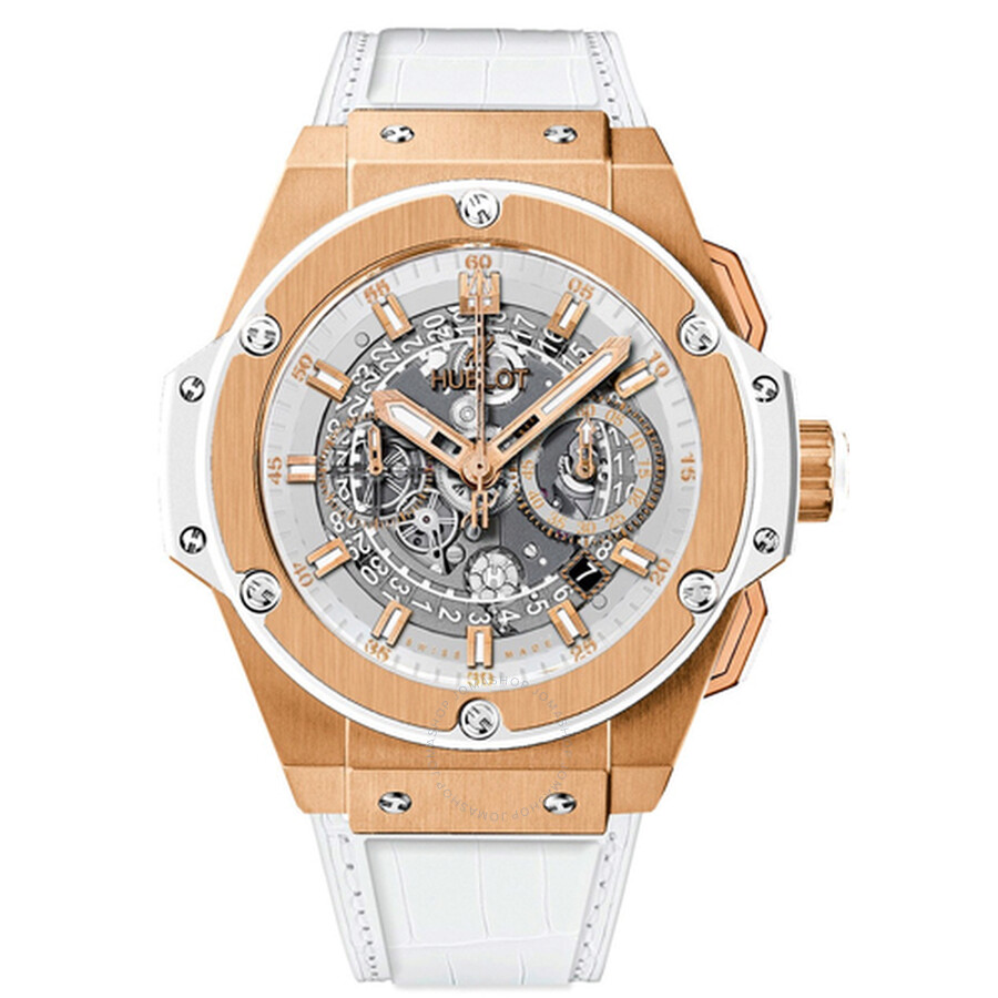 Replica Hublot King Power Skeleton Dial Automatic Men's Watch 701.OE.0128.GR
