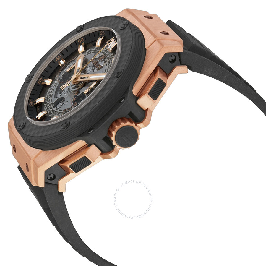 Replica Hublot King Power Unico Black Dial Rose Gold Automatic Men's Watch 701OQ0180RX - Image 2