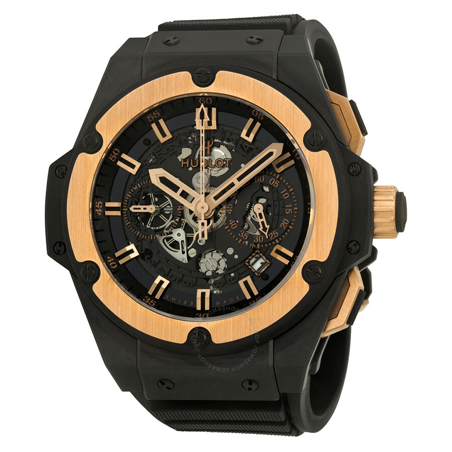 Replica Hublot King Power Unico Chronograph Skeleton Dial Men's Watch 701.CO.0180.RX