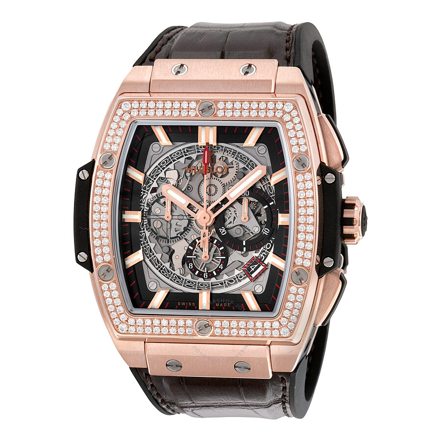 Replica Hublot Spirit of Big Bang 18kt King Gold Diamond Men's Watch 601.OX.0183.LR.1104