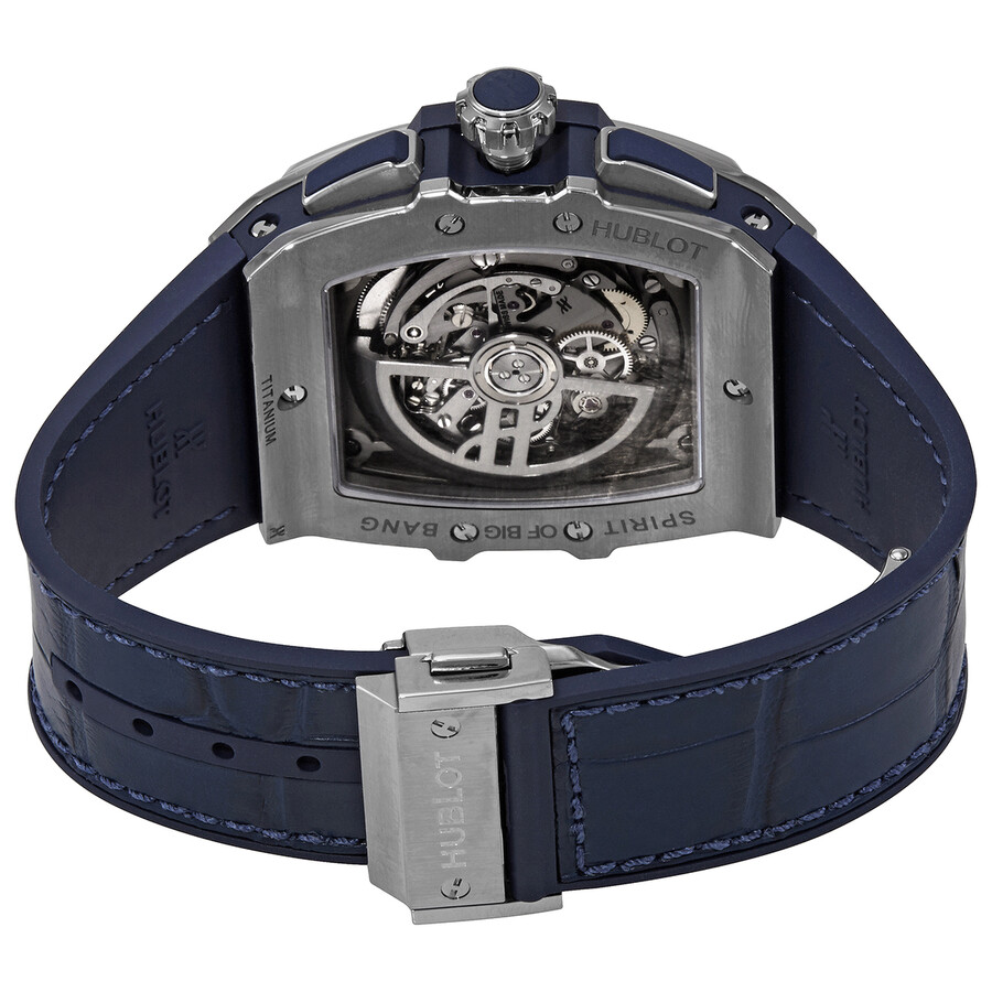 Replica Hublot Spirit of Big Bang Chronograph Automatic Silver Dial Men's Watch 641.NX.7170.LR - Image 3