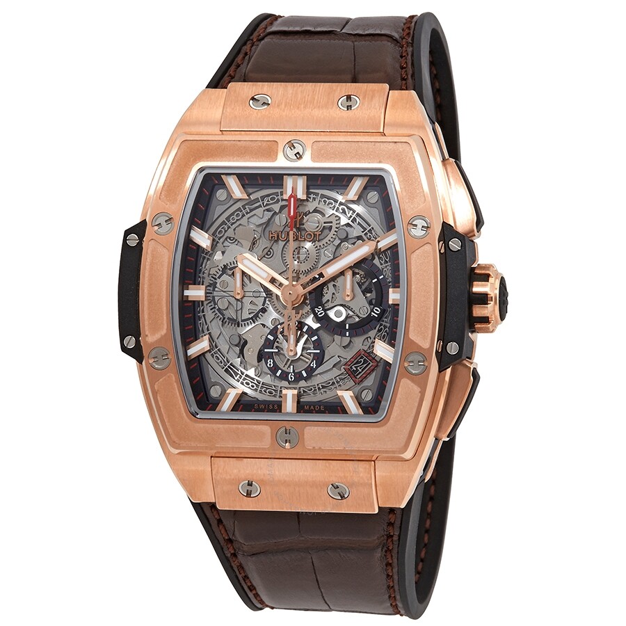 Replica Hublot Spirit of Big Bang Chronograph Silver-tone Dial Men's Watch 641.OX.0183.LR