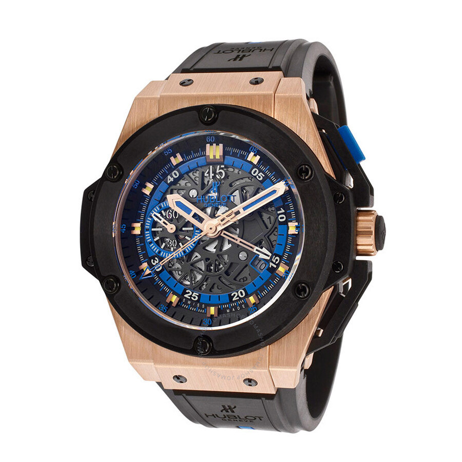 Replica Hublot UEFA Euro 2012 Ukraine 18kt Rose Gold and Rubber Men's Watch 716OM1129RXEUR12