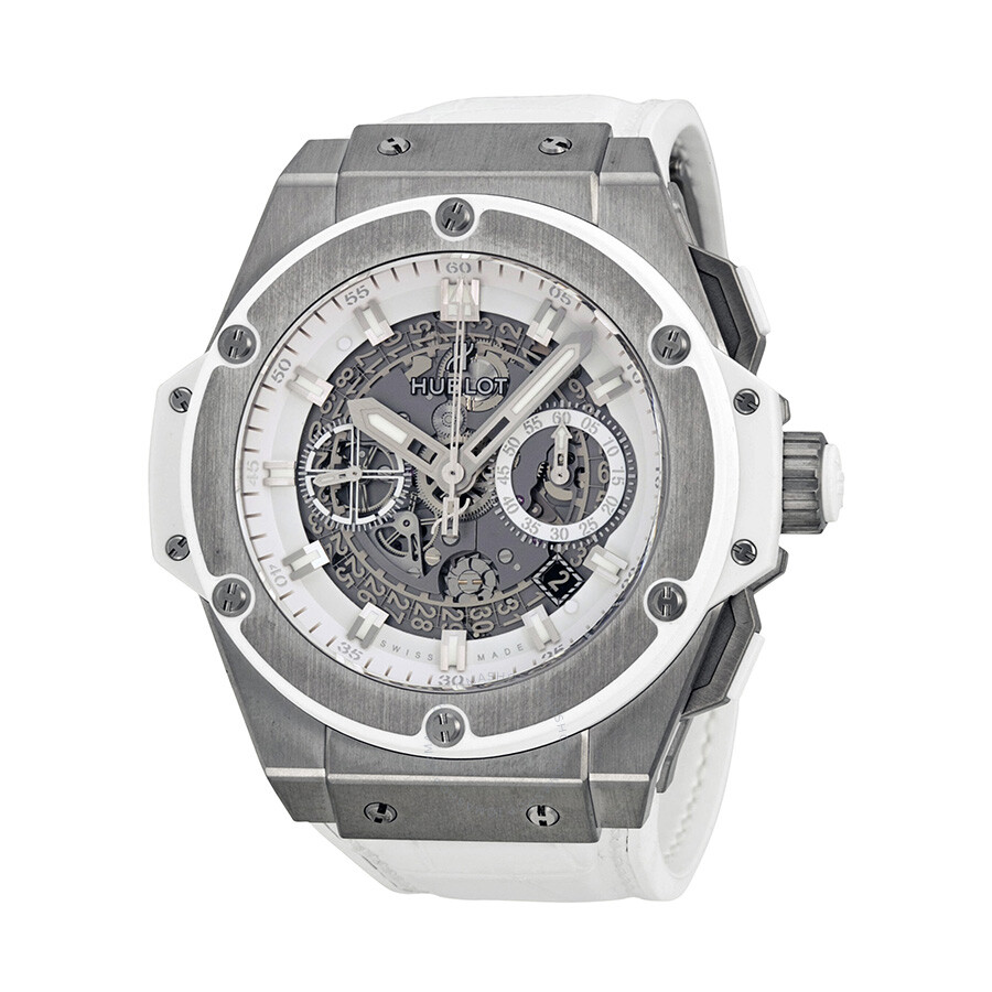 Replica Hublot Unico Automatic Chronograph Skeleton Dial Men's Watch 701.NE.0127.GR