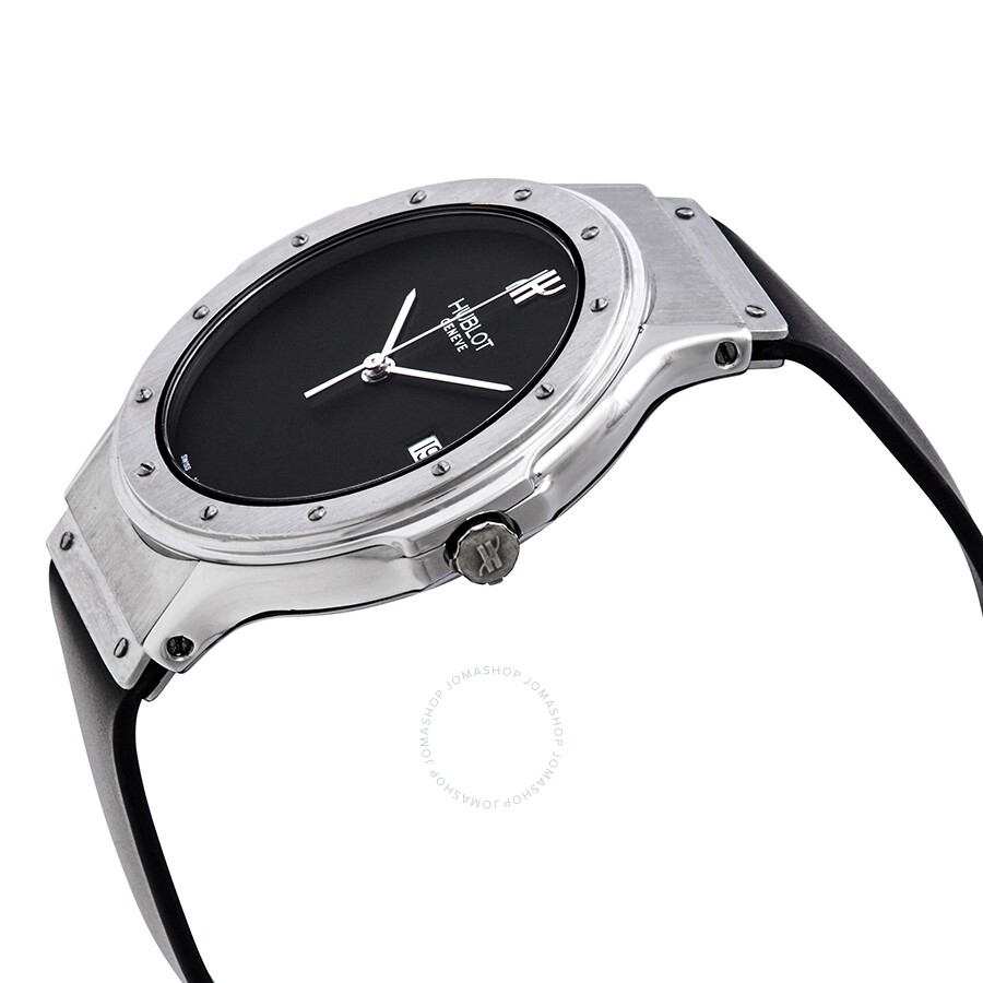 Replica Pre-owned Hublot MDM Classic Quartz Black Dial Watch 1523.1 - Image 2
