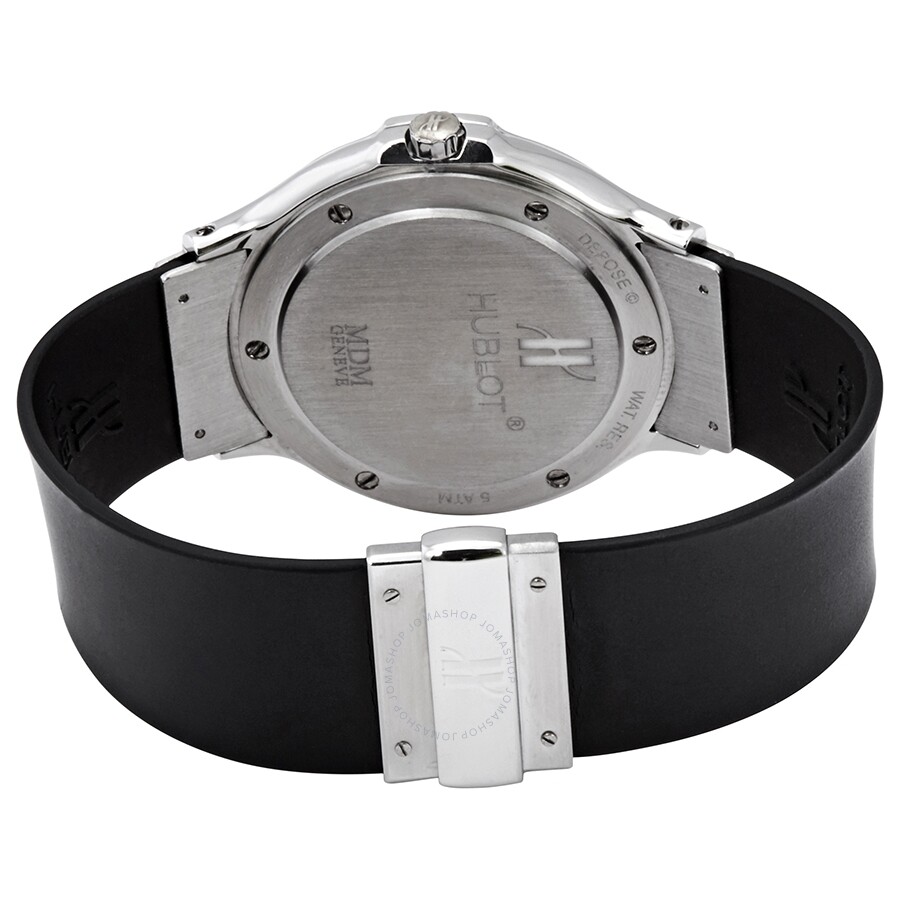 Replica Pre-owned Hublot MDM Classic Quartz Black Dial Watch 1523.1 - Image 3