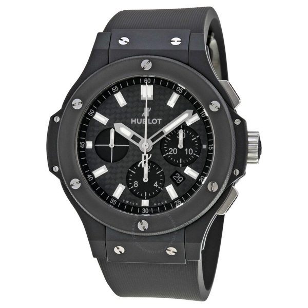 Replica Pre-owned Hublot Big Bang Black Magic Chronograph Carbon Fiber Dial Men's Watch 301.CI.1770.RX