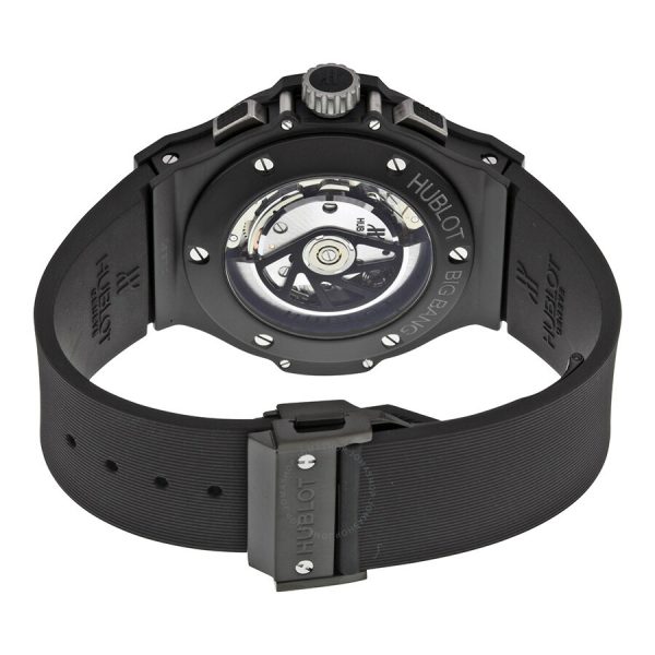 Replica Pre-owned Hublot Big Bang Black Magic Chronograph Carbon Fiber Dial Men's Watch 301.CI.1770.RX - Image 3