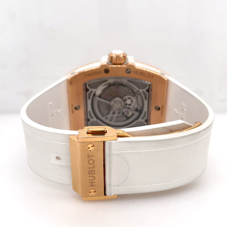 Replica Pre-owned Hublot Spirit of Big Bang Moonphase Diamond Silver-tone Dial Unisex Watch 647.OE.2080.RW.1604 - Image 2