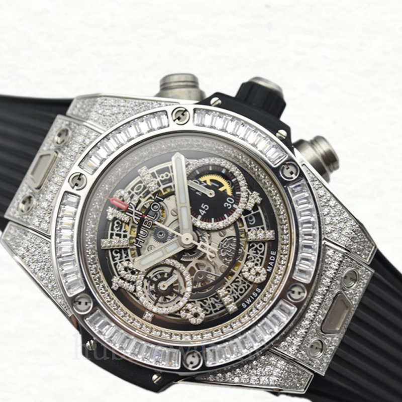 Hublot Big Bang 411.NX.1170.RX.0904 44mm Men Rubber Band - Image 3