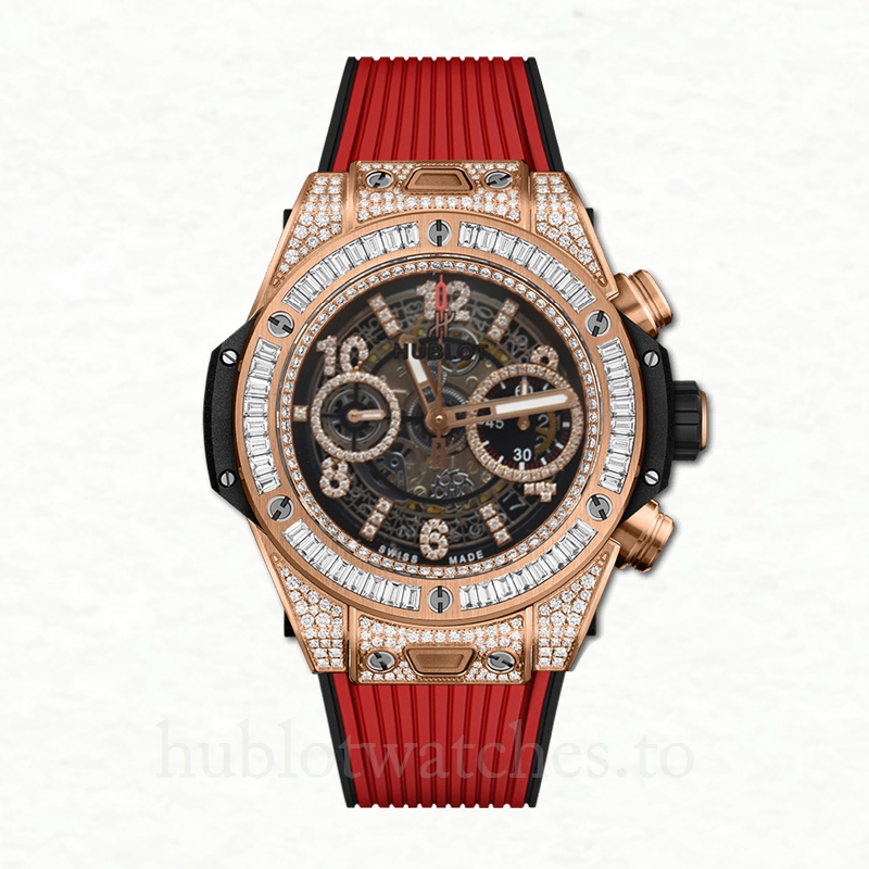 Hublot Big Bang Men 411.OX.1180.RX.0904-001 44mm Red-tone Skeleton Dial - Image 2