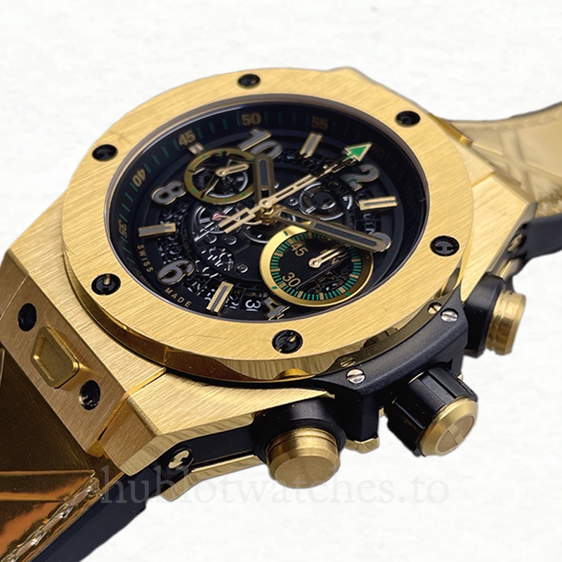 Hublot Big Bang Men 411.VX.1189.VR.USB16 44mm Leather Strap Black Dial - Image 3