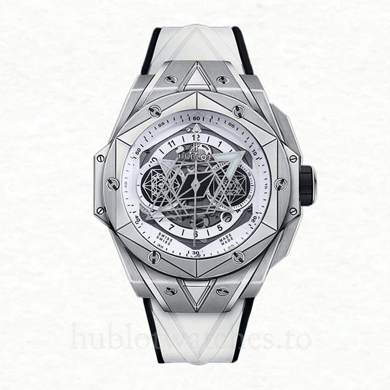 Hublot Big Bang 418.NX.2001.RX.MXM20 44mm Men White Dial Rubber Band - Image 2