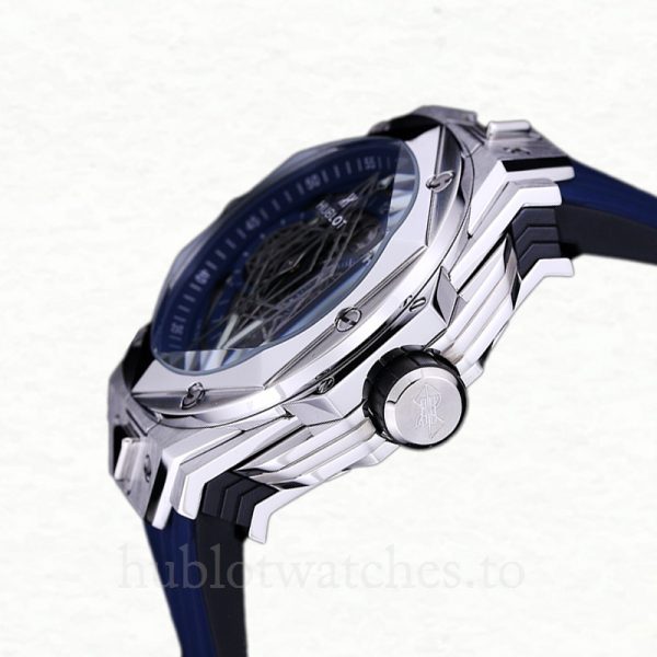 Hublot Big Bang Men 44mm 418.NX.5107.RX.MXM20 Blue Dial Watch - Image 4