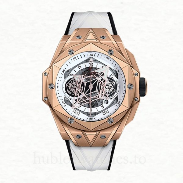 Hublot Big Bang 418.OX.2001.RX.MXM20 44mm Men Rubber Band White Dial - Image 2