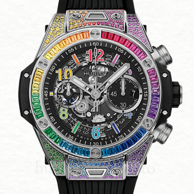 Hublot Big Bang 421.NX.1117.LR.0999-001 44mm Men Rubber Band Watch