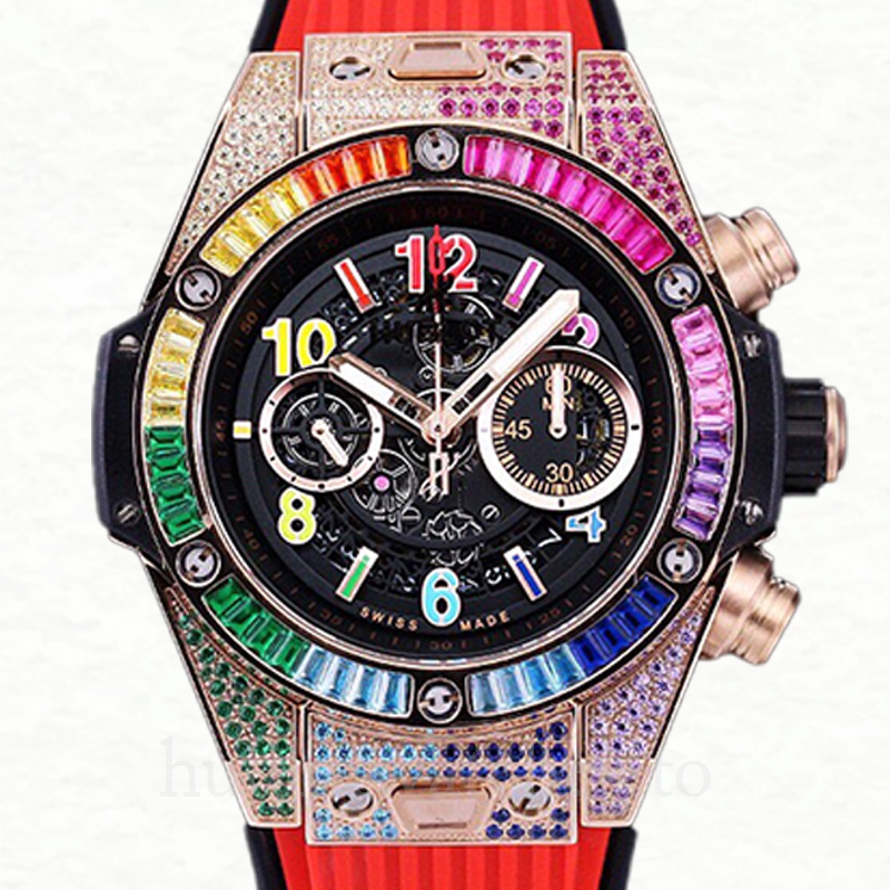 Hublot Big Bang 44mm Men 421.OX.1118.LR.0999-002 Watch Black Skeleton Dial