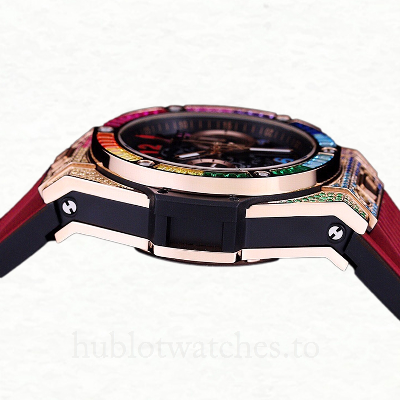 Hublot Big Bang 44mm Men 421.OX.1118.LR.0999-002 Watch Black Skeleton Dial - Image 4