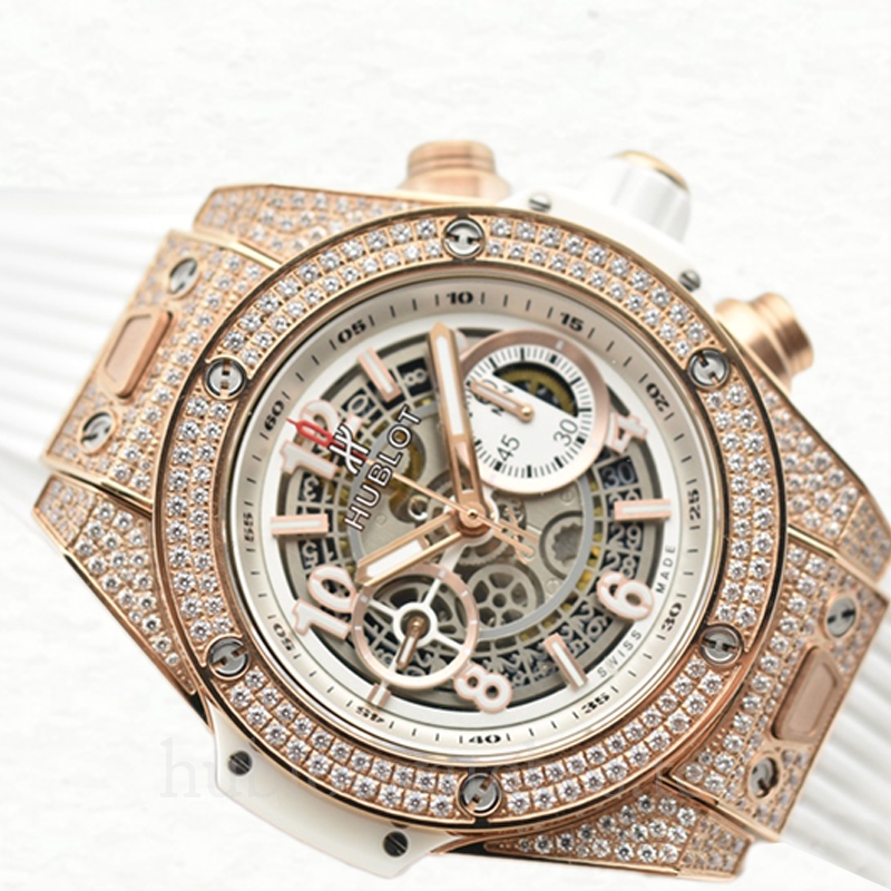 Hublot Big Bang 44mm 441.OE.2010.RW.1704 Men White-tone Rubber Band - Image 3