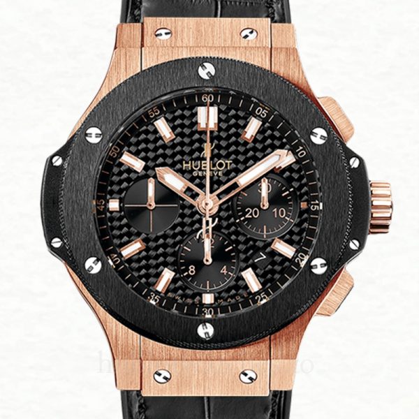 Hublot Big Bang 301.PM.1780.GR 44mm Men's Leather Strap